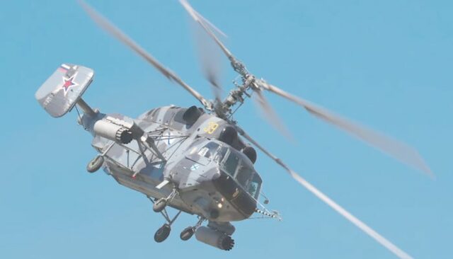 Der Anspruch der Ukraine, den russischen Hubschrauber zu zerstören

