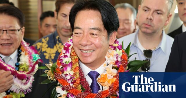 Taiwans Präsident hält während seiner Pazifikreise in Hawaii an und zieht damit den Zorn Chinas auf sich

