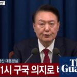 Südkoreas Präsident sagt, dass das Kriegsrecht aufgehoben wird – Video