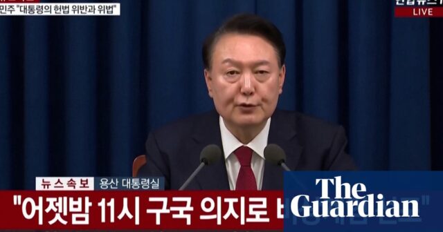 Südkoreas Präsident sagt, dass das Kriegsrecht aufgehoben wird – Video

