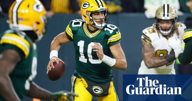 Die Green Bay Packers sichern sich mit einem 34:0-Sieg gegen die verletzungsgeplagten Saints den Playoff-Platz

