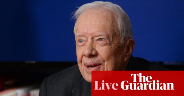 Jimmy Carter: Die Ehrungen für den ehemaligen Präsidenten, der als „Staatsmann und humanitärer Helfer“ gefeiert wird, gehen weiter – US Politics Live

