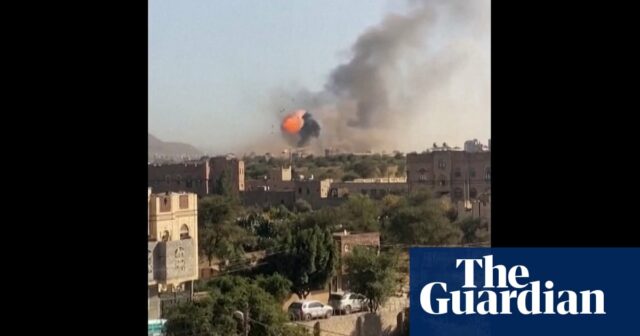 Explosionen in Sanaa, während die USA Angriffe im Jemen durchführen – Video

