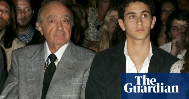 Mohamed Al Fayed täuschte Demenz vor, um einer Strafverfolgung zu entgehen, sagt sein Sohn

