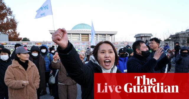 Südkorea-Krise live: Präsident Yoon droht Amtsenthebung inmitten des Kriegsrechtskrieges

