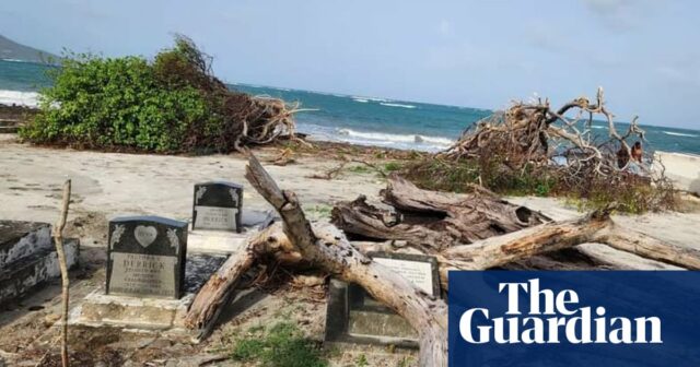 Auf der grenadischen Insel Carriacou sind mittlerweile selbst die Toten Klimaopfer

