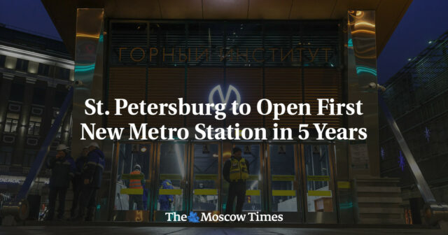 St. Petersburg eröffnet die erste neue U-Bahn-Station seit 5 Jahren

