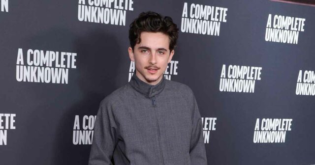 Timothée Chalamet gibt sich beim Fototermin „Complete Unknown“ in London zurückhaltend

