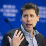 OpenAI CEO Sam Altman gestures during a session of the World Economic Forum (WEF) meeting in Davos on January 18, 2024. (Photo by FABRICE COFFRINI/AFP via Getty Images)