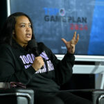 ALPHARETTA, GEORGIA - JANUARY 27: Arlan Hamilton speaks onstage during TSP Game Plan 2024 at The Hotel at Avalon on January 27, 2024 in Alpharetta, Georgia. (Photo by Derek White/Getty Images)