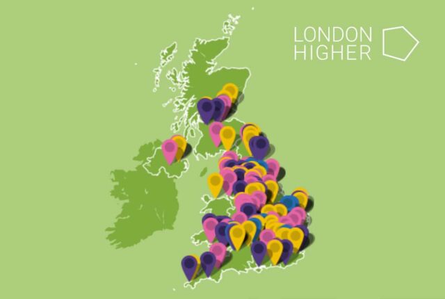 London Higher stellt interaktive Karte vor, die die Forschungs- und Entwicklungsreichweite der Stadt hervorhebt

