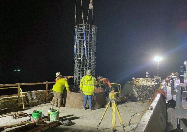 Durch Reparaturarbeiten in Rocky Creek wird der Highway 1 in der Nähe von Big Sur am Freitagabend vollständig gesperrt

