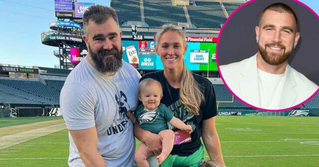 Kylie Kelce ist „beleidigt“: Die Leute denken, ihre Tochter sehe aus wie Travis Kelce

