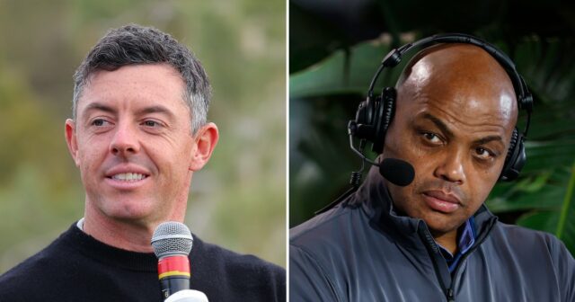 Rory McIlroy neckt Charles Barkley live wegen seines Gewichts

