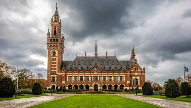 The Peace Palace in The Hague, the Netherlands