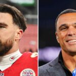 Travis Kelce reagiert, nachdem er den Touchdown-Rekord von Tony Gonzalez gebrochen hat