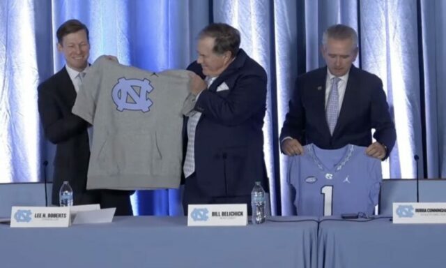 UNC-Chapel Hill stellt Bill Belichick als Cheftrainer für Fußball im Rahmen eines 50-Millionen-Dollar-Deals ein

