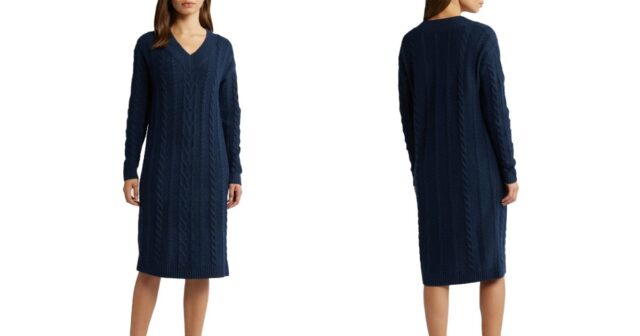 Dieses „bequeme und schmeichelhafte“ Pulloverkleid gibt es bei Nordstrom 40 % Rabatt

