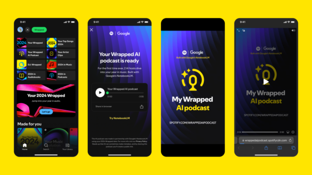 Spotify Wrapped 2024 stellt My Wrapped AI Podcast vor

