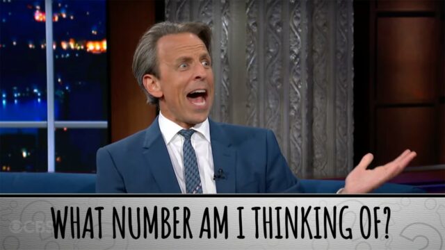 Die Beantwortung von Stephen Colberts kurzen Fragen durch Seth Meyers führt zu heftigem Streit

