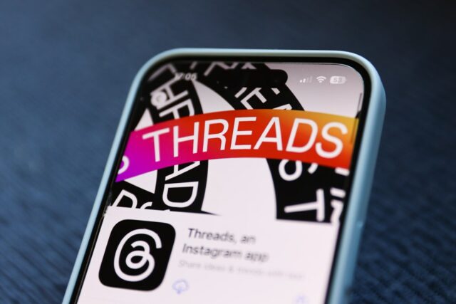 Threads on App Store is seen in this illustration photo.