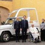 The new electric G-Class popemobile