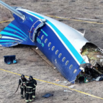 a drone view shows emergency specialists working at the crash site of an azerbaijan airlines passenger plane near the city of aktau kazakhstan december 25 2024 photo reuters