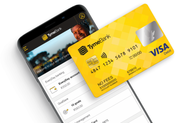 TymeBank credit card and app