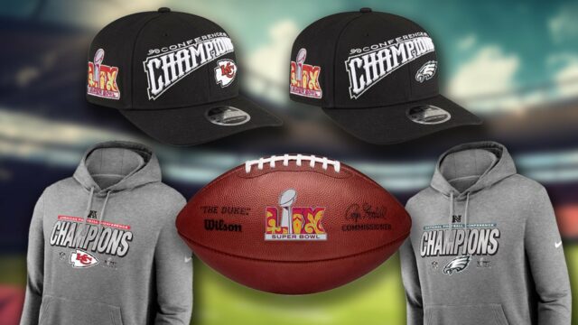 Super Bowl Lix Merch für Chiefs, Eagles & NFL -Fans

