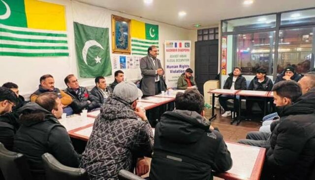 Programm zum Ausdruck der Solidarität mit Kaschmiris im Rahmen des Jammu Kashmir Democratic Forum France

