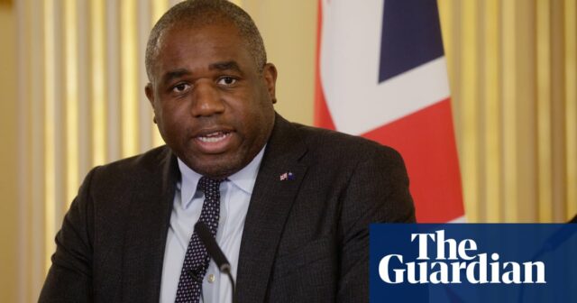 Der Frieden nach dem Kalten Krieg sei „endgültig vorbei“, warnt David Lammy

