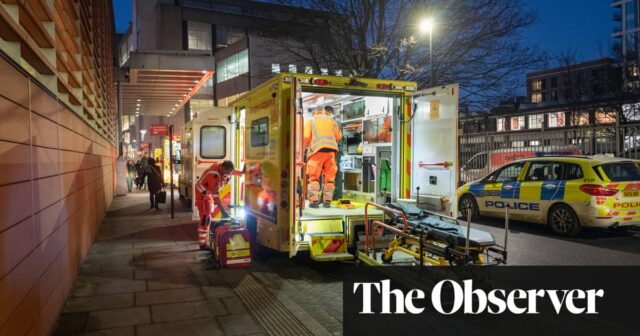 Nur jeder sechste A&E-Patient in England gibt an, dass er mit einem schwerwiegenden Vorfall zurechtkommt

