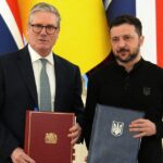 Die Staats- und Regierungschefs Großbritanniens und der Ukraine unterzeichnen einen „bahnbrechenden“ 100-Jahres-Vertrag