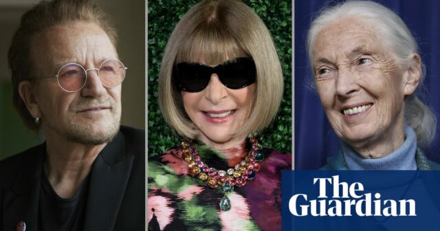 Bono, Anna Wintour und Jane Goodall erhalten die Presidential Medals of Freedom

