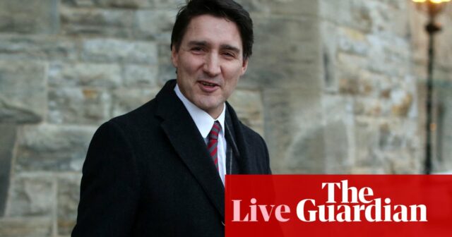 Justin Trudeau: Der kanadische Premierminister wird voraussichtlich seinen Rücktritt bekannt geben – live

