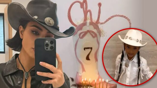 Kim Kardashian veranstaltet in Chicago eine Cowgirl-Party zum 7. Geburtstag

