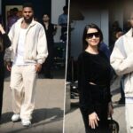 Nora Fatehi Turns Heads in Black Co-ords While Jason Derulo Nails Airport Fashion in Crisp Cream-Hued Tracksuit (Watch Video)