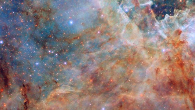 NASA und ESA teilen ein atemberaubendes Hubble-Bild des äußeren Randes des Tarantelnebels

