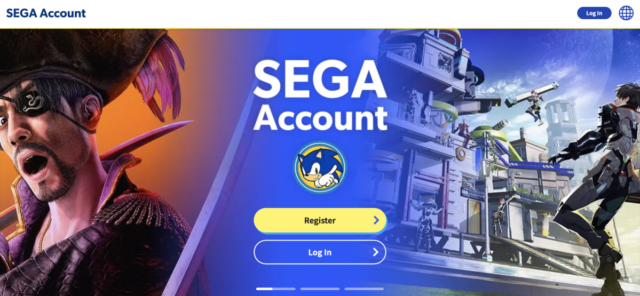 Sega stellt ein Spielerkontosystem vor

