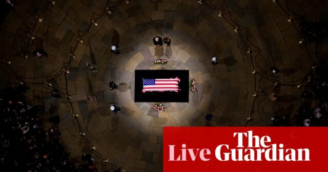 Beerdigung von Jimmy Carter: Trauernde versammeln sich in der Washington National Cathedral – US Politics Live

