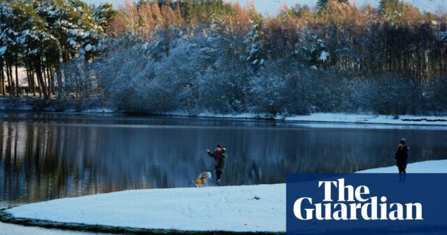 Wetter in Großbritannien: Starker Schneefall und gefrierender Regen werden als gelbe Warnung auftreten

