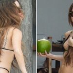 Maren Morris zeigt ihren Körper und nippt an Kokosnuss im klitzekleinen Bikini