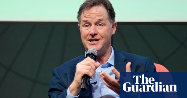 Nick Clegg, ehemaliger britischer Vizepremierminister, verlässt Meta

