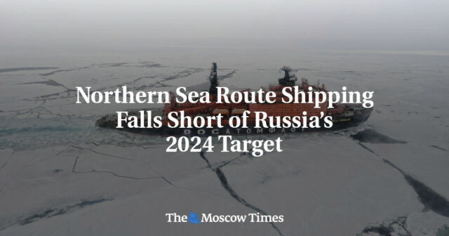 Die Schifffahrt über die Nordseeroute bleibt hinter Russlands Ziel für 2024 zurück

