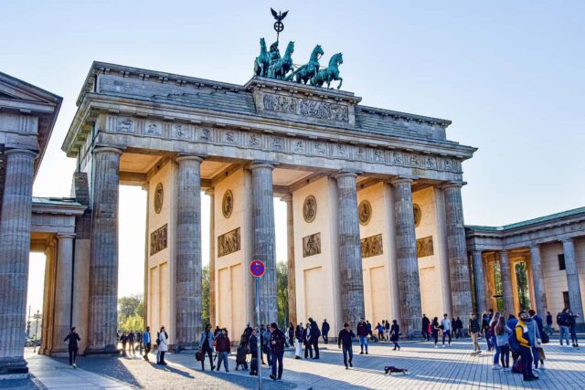 Brandenburg Gate, Berlin, Germany.