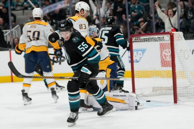 Das mitreißende Comeback der Sharks im wilden Spiel reichte bei der Niederlage gegen die Predators nicht aus

