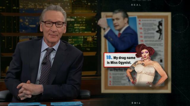 Bill Maher Braten Pete Hegseth nach Bestätigung: "Mein Dragname ist Miss Ogynist" | Video

