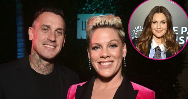 Carey Hart erinnert sich, dass seine Frau Pink dachte, er würde mit Drew Barrymore flirten

