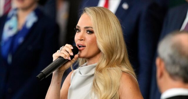 Carrie Underwood singt A-cappella nach technischen Pannen bei Trumps Amtseinführung

