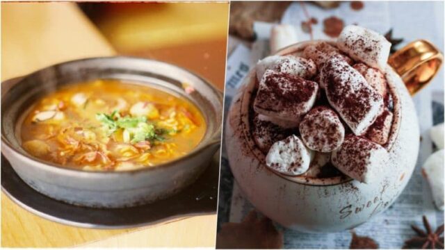 Klassische Hühnersuppe, heiße Schokolade mit Marshmallows – 5 wohltuende Gerichte, die Sie an nebligen Tagen genießen können

